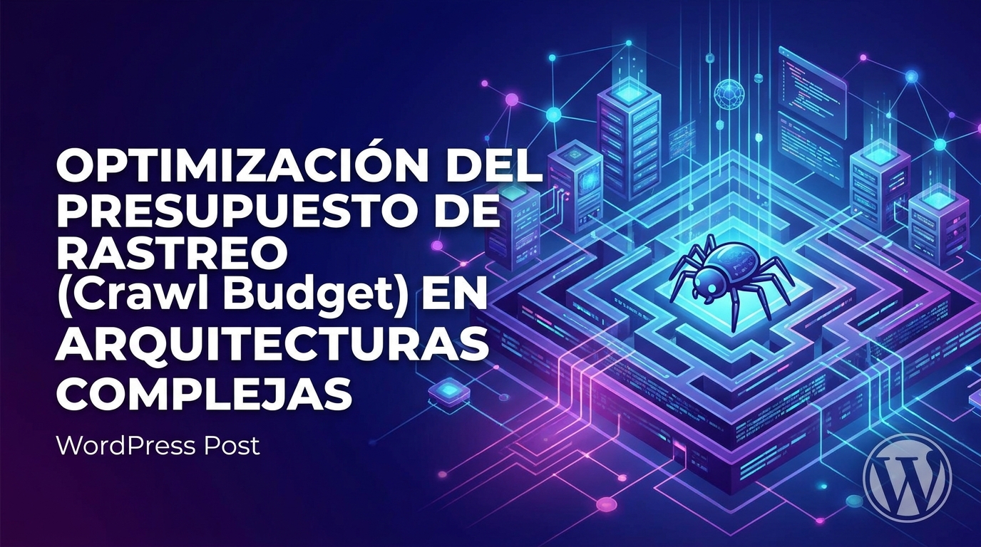 Optimización del presupuesto de rastreo (Crawl Budget) en arquitecturas complejas