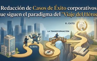 Redacción de Casos de Éxito corporativos que siguen el paradigma del "Viaje del Héroe"