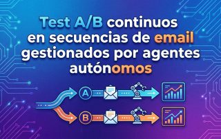 Test A/B continuos en secuencias de email gestionados por agentes autónomos