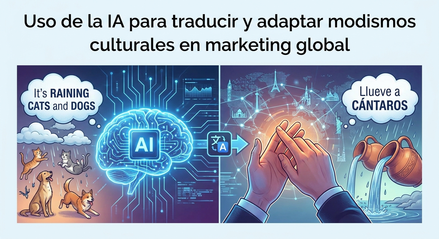 Uso de la IA para traducir y adaptar modismos culturales en marketing global