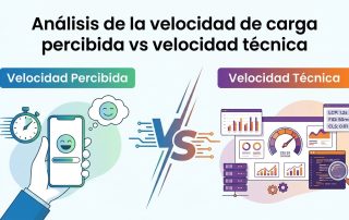 Análisis de la velocidad de carga percibida vs velocidad técnica