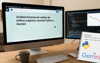 Análisis forense de caídas de tráfico orgánico usando Python y Gemini