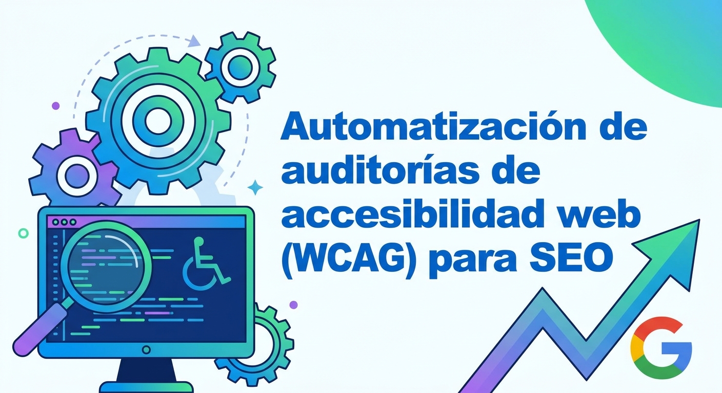 Automatización de auditorías de accesibilidad web (WCAG) para SEO