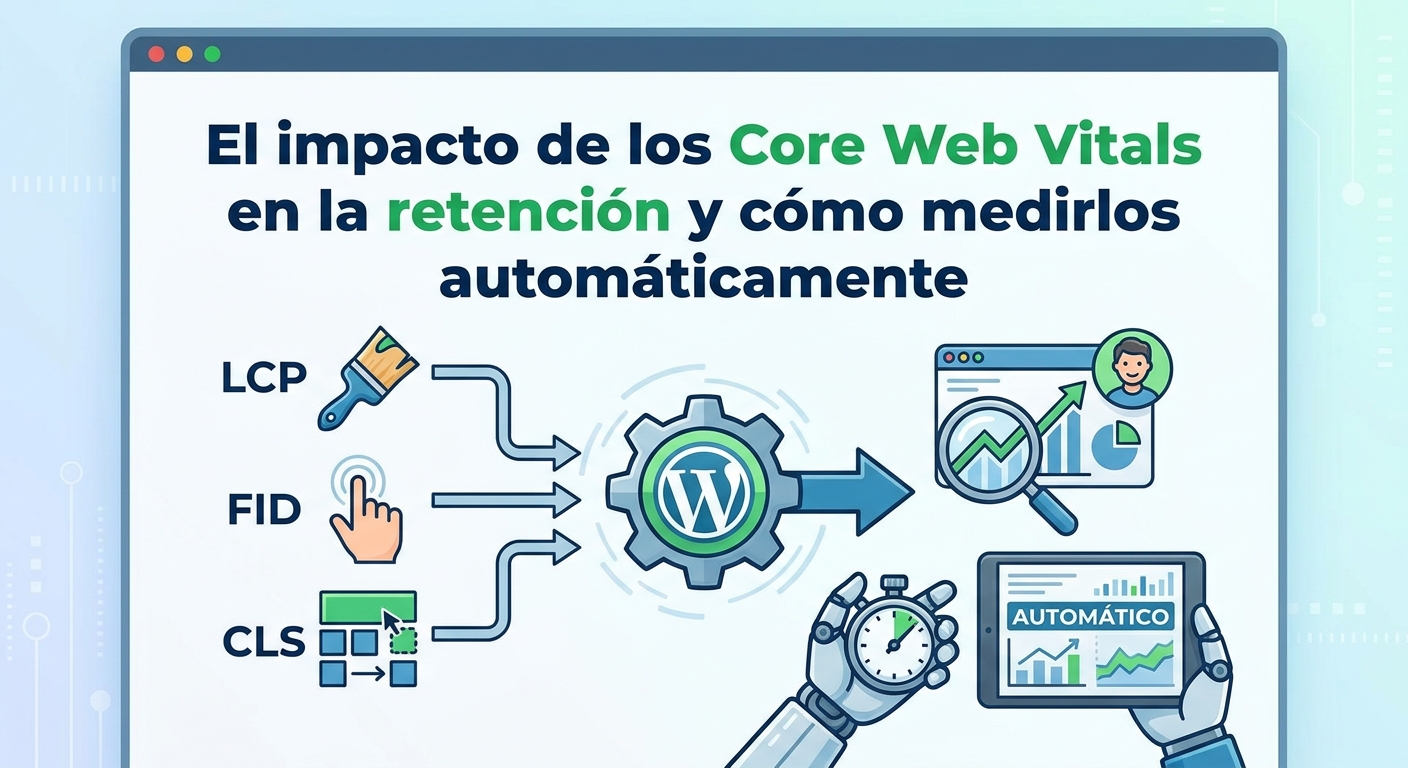 El impacto de los Core Web Vitals en la retención y cómo medirlos automáticamente